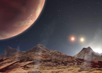 Triple Star System Planet