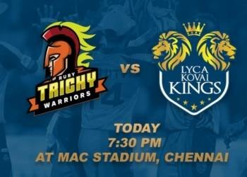 Kovai Kings vs Trichy Warriors Playing XI - Live TNPL 2017 on TV & online