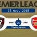 Bournemouth vs Arsenal Live Stream, Starting 11