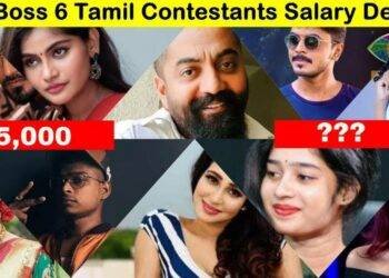 bigg boss 6 tamil contestants salary details