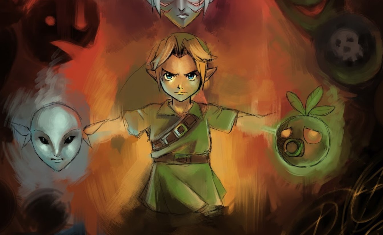 The Legend of Zelda Majora’s Mask fan art