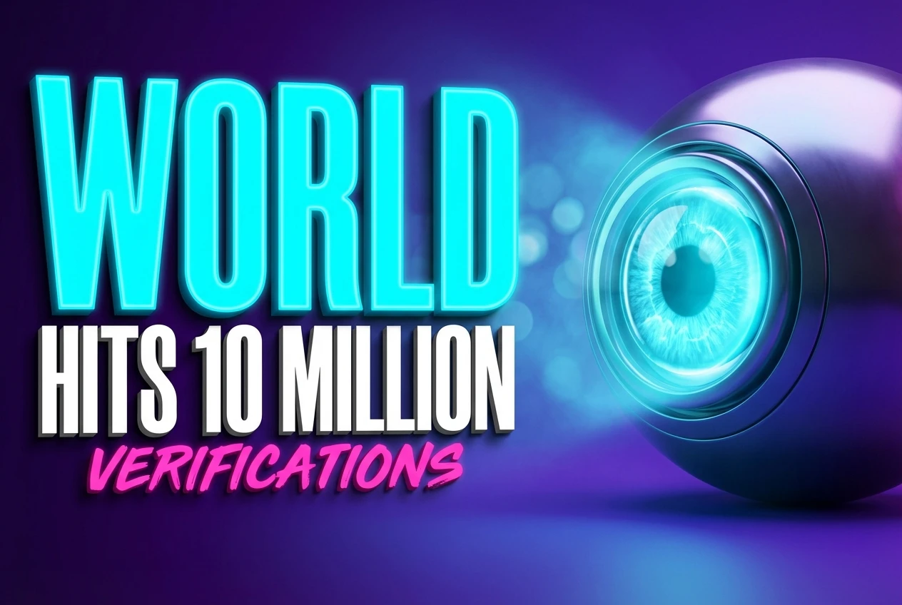 Sam Altman World project 10 million iris scans milestone