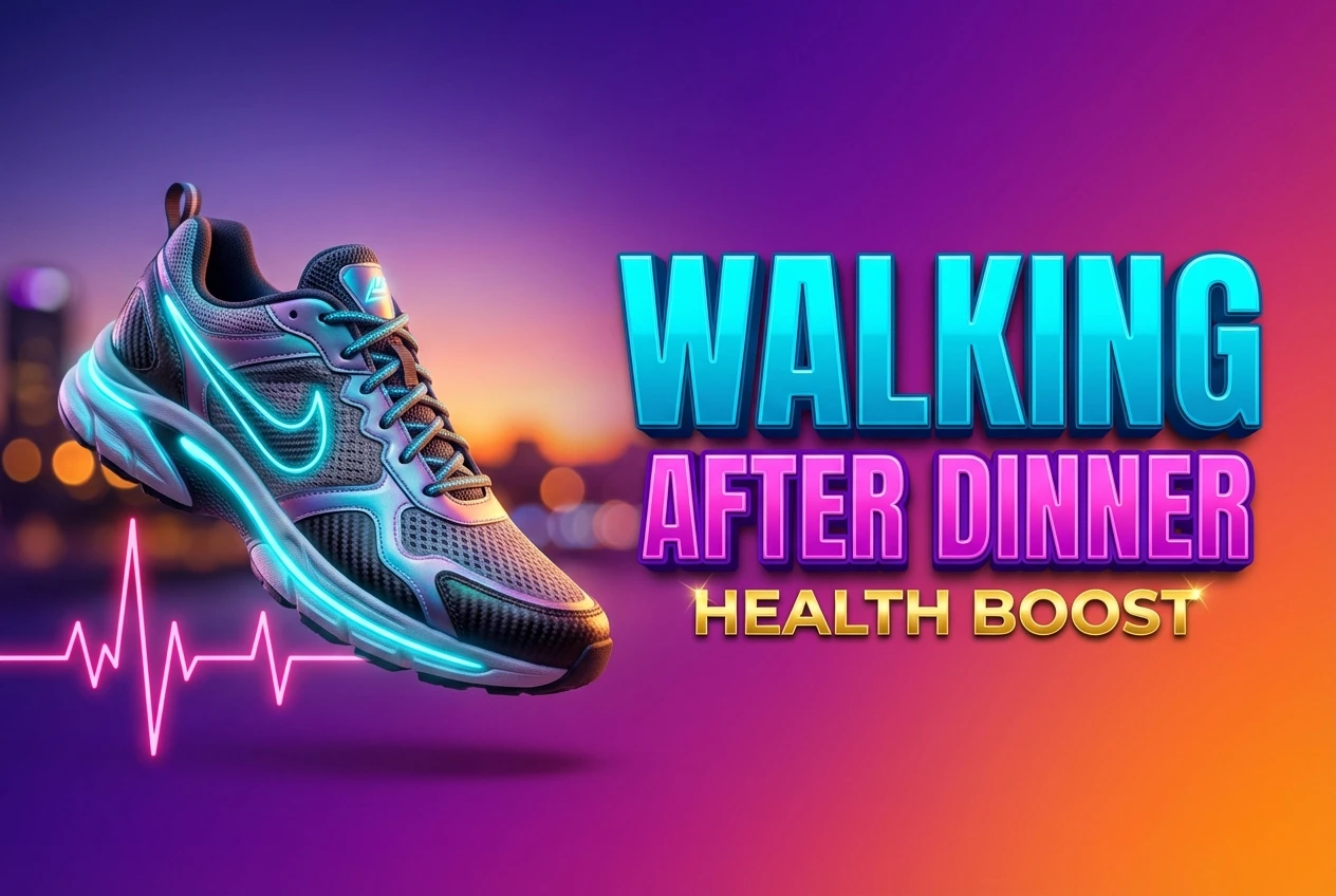 health benefits of walking for 15 minutes after dinner
