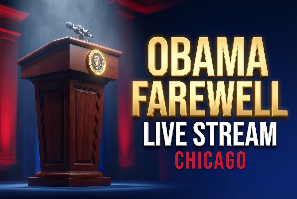 Barack Obama emotional final farewell speech in Chicago highlights