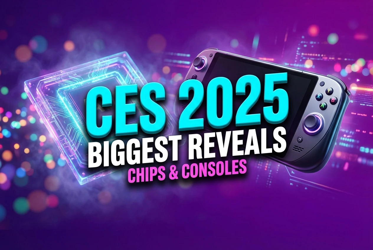 latest smart robots and fast chip technology at CES 2025