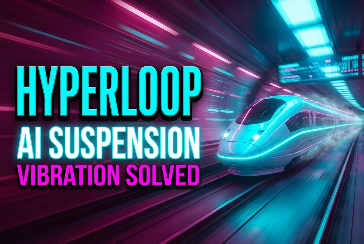 how chinese ai suspension technology solves hyperloop vibration problems