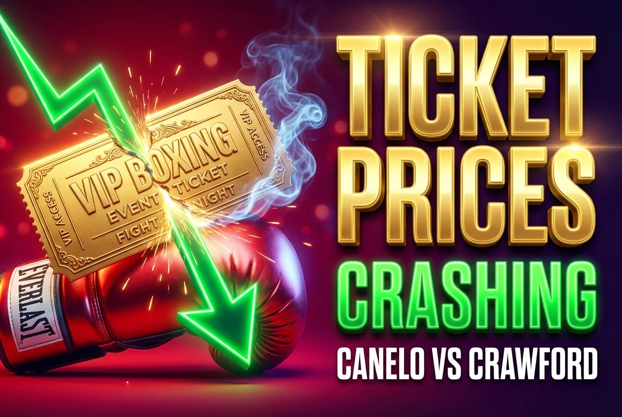 Crawford Upsets Canelo After Historic Las Vegas Ticket Plunge Crawford vs Canelo Las Vegas fight results and ticket plunge