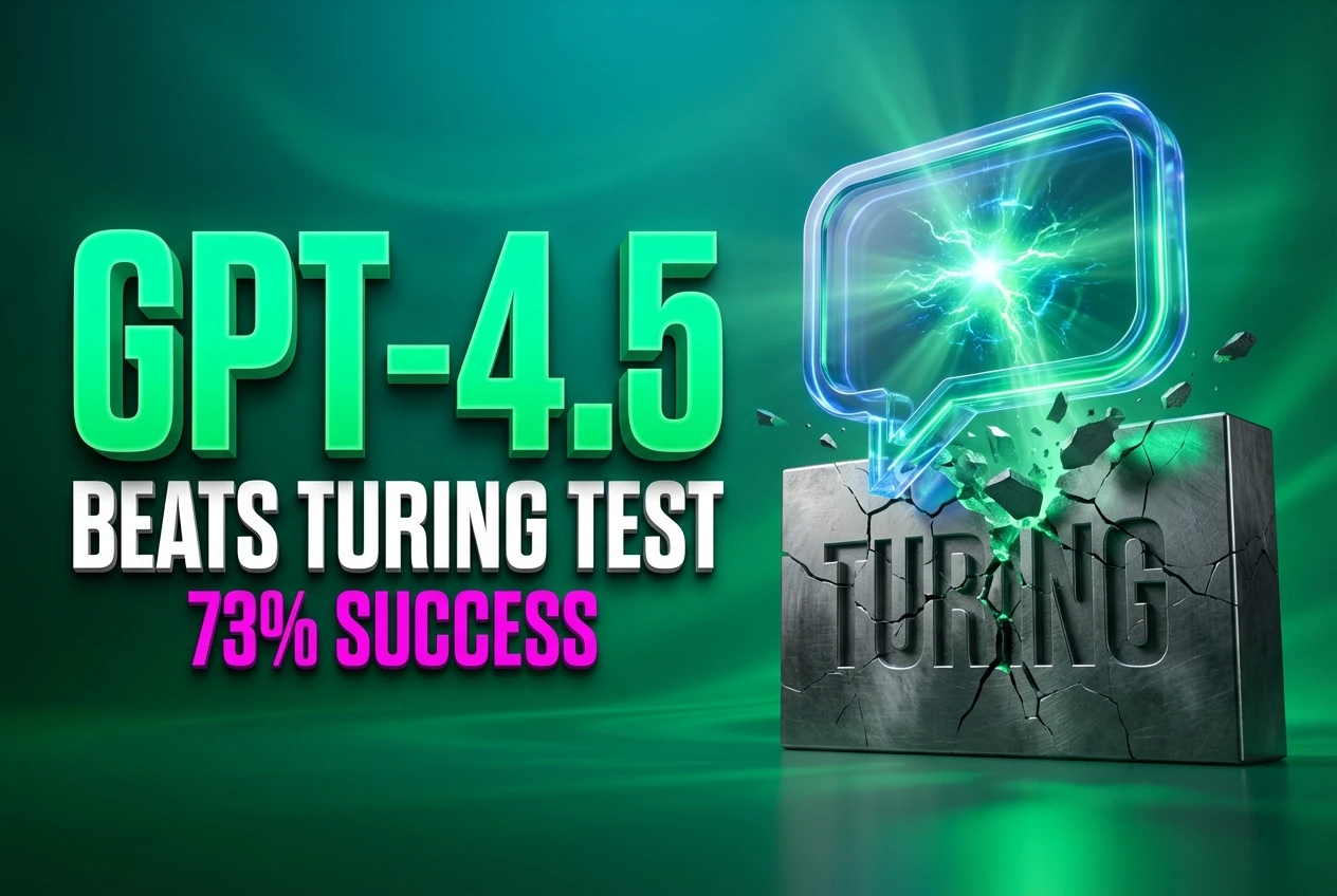 can GPT-4.5 pass the Turing test better than humans
