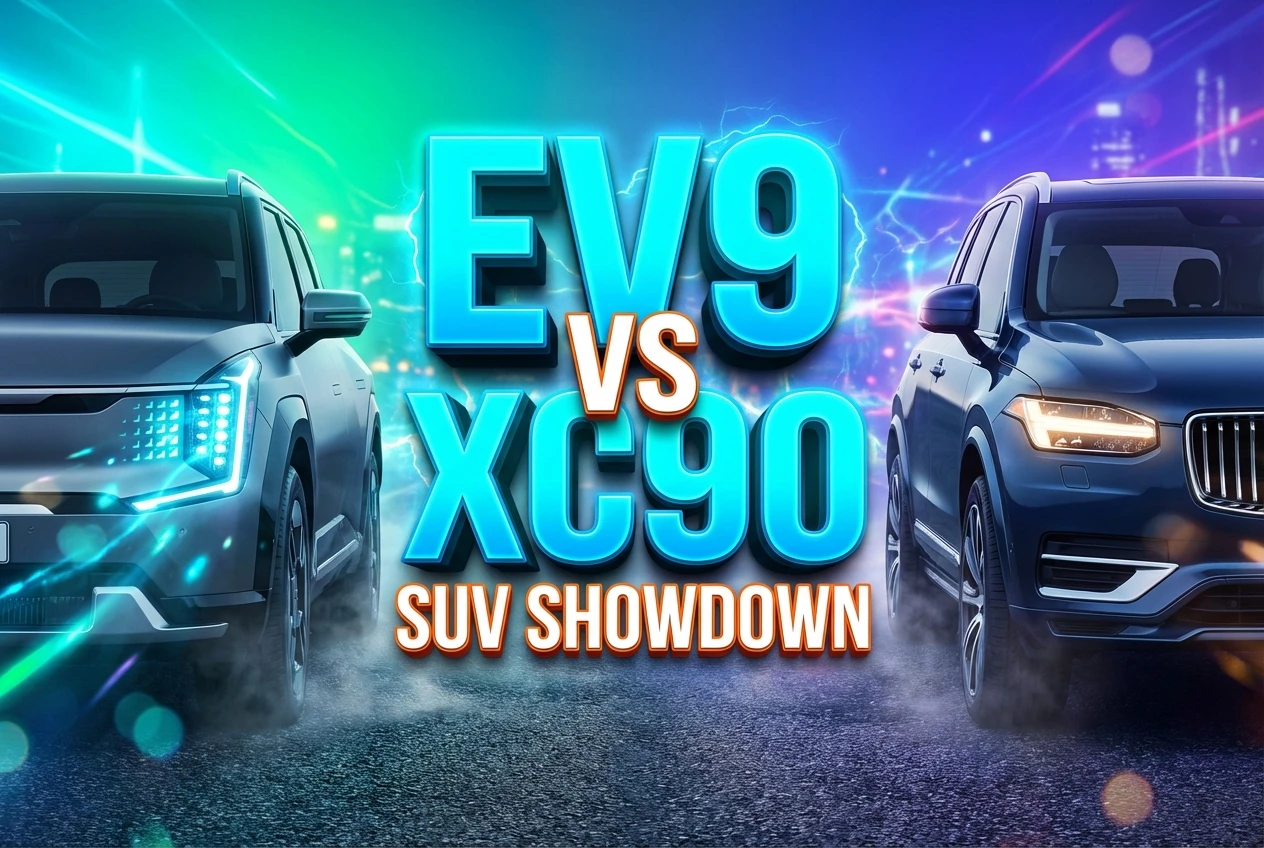 Kia EV9 vs Volvo XC90: A Real Family SUV Battle Kia EV9 vs Volvo XC90 family SUV comparison review