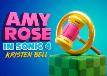 Kristen Bell playing Amy Rose in Sonic the Hedgehog 4