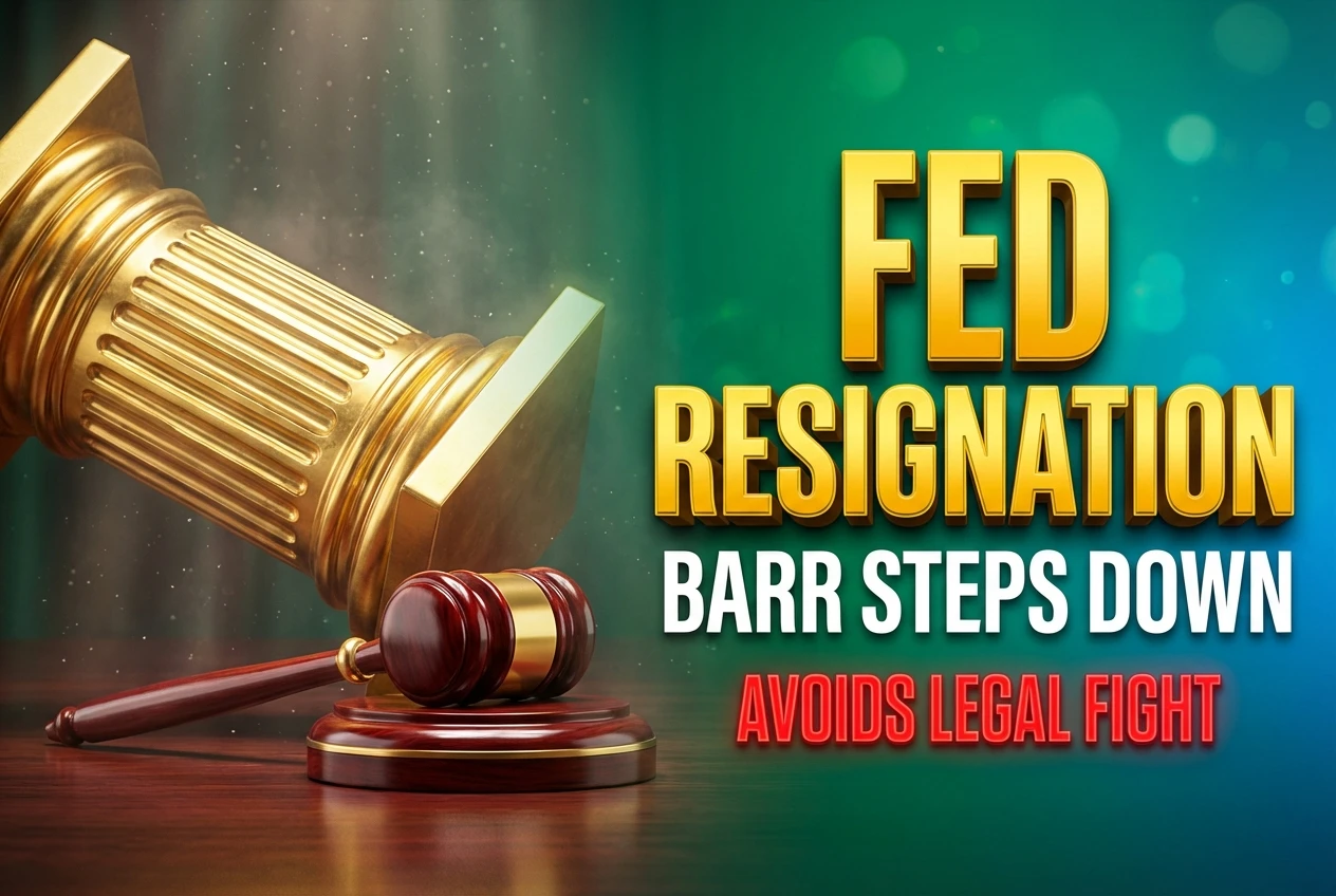 Michael Barr Federal Reserve resignation to avoid legal fight details