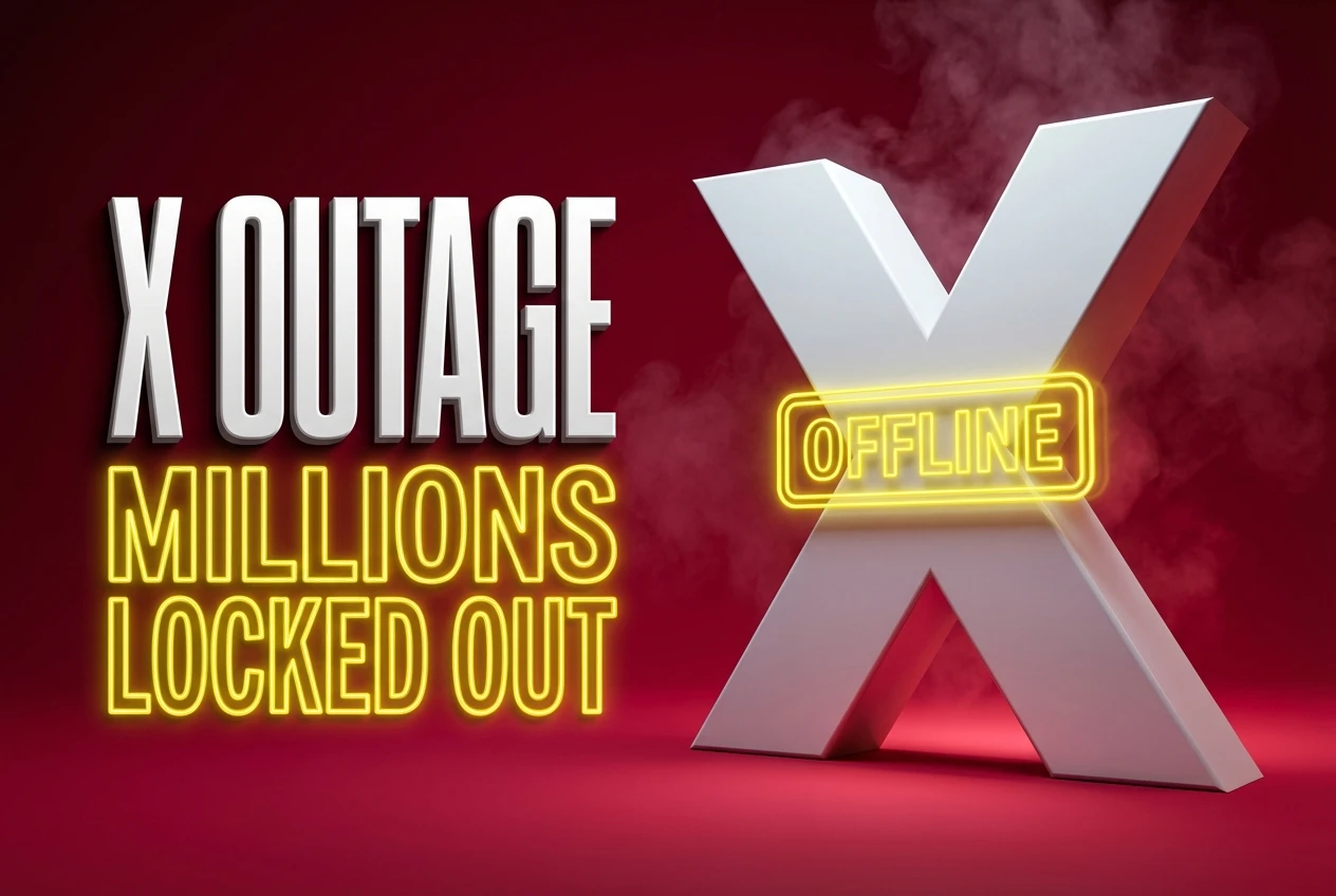 why is X down and locked out millions in 2026