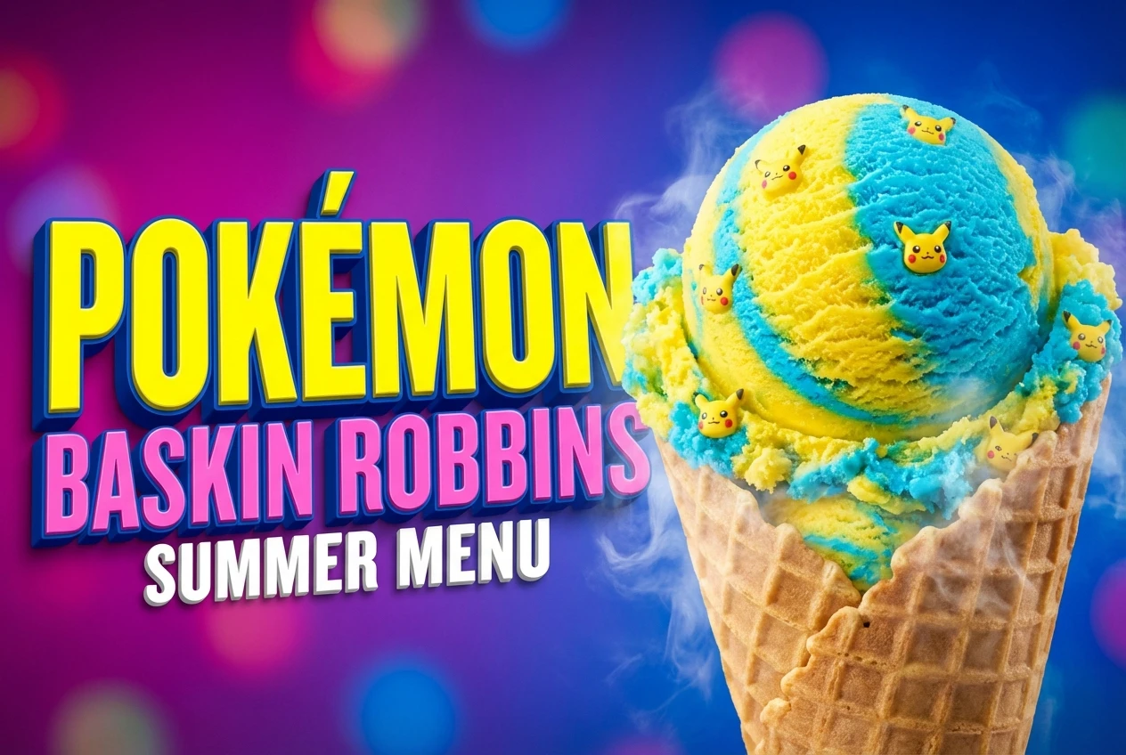 Pikachu Tropika Soda Leads Baskin Robbins Japan Summer Menu Baskin Robbins Japan Pikachu Tropika Soda summer menu items