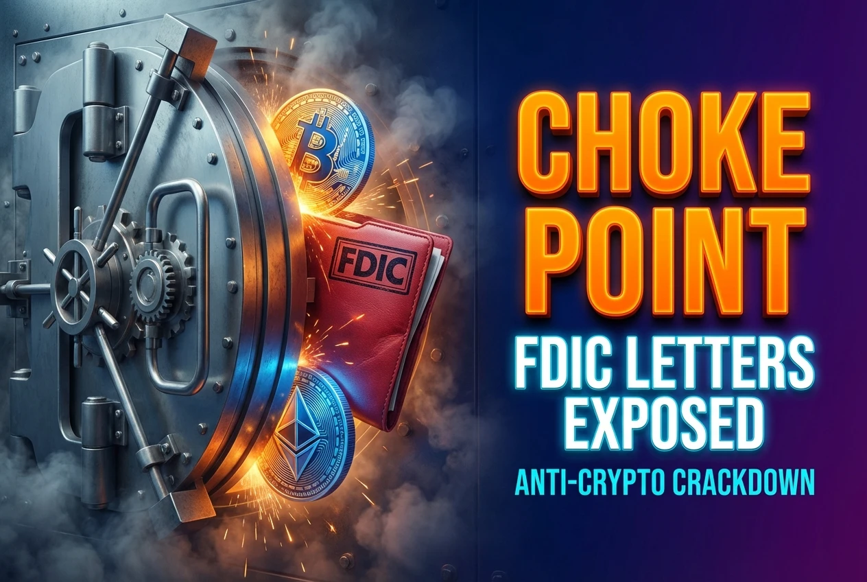 unredacted FDIC letters exposing secret crypto crackdown