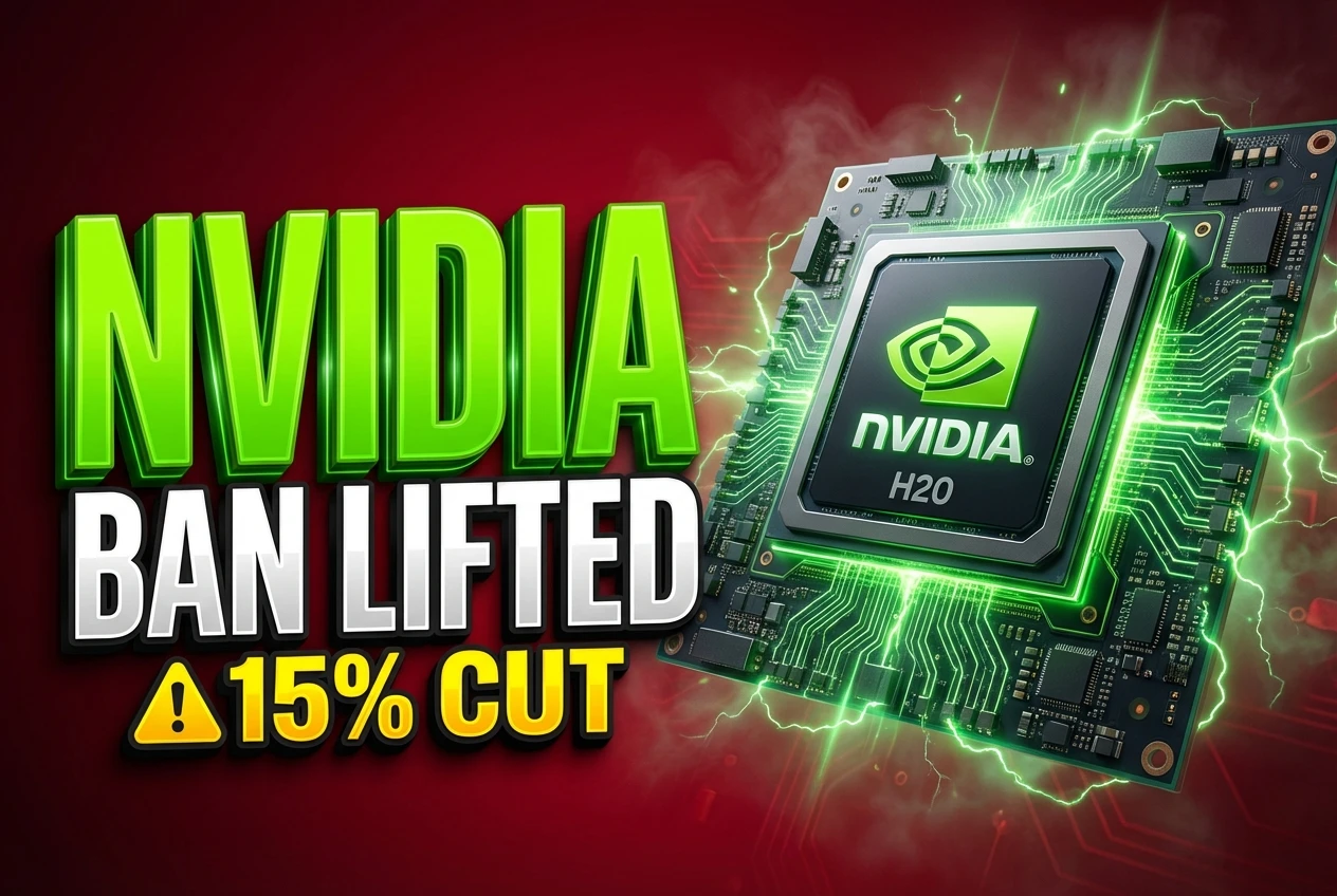 U.S. Lifts Nvidia Chip Ban for a 15 Percent Treasury Cut US lifts Nvidia chip ban for 15 percent treasury cut