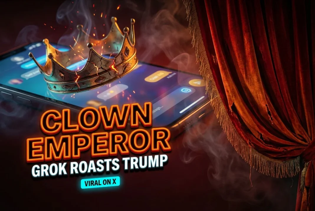 Musk’s AI Grok Blasts Trump in Vulgar Viral Roast grok ai brands trump a clown emperor in viral roast